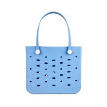 Wasserdichte Strandtasche aus Gummi, strapazierfähige Reisehandtasche, ideal für Strand, Boot und Pool