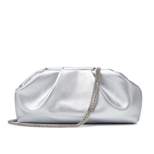 Clutch de luxo em couro PU macio para ocasiões formais, elegante e sofisticada para mulheres.