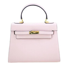 Mini-Tasche aus echtem Leder mit Palmennarbung, elegante Umhängetasche für Damen