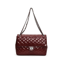 Gesteppte Umhängetasche mit Kette, trendige Schultertasche für Damen