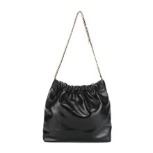 Hobo-Tasche aus weichem PU-Leder mit Rautensteppung, Damen-Umhängetasche mit integriertem Portemonnaie