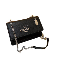 Vintage-Tasche mit Klappe, quadratisch, Damen-Umhängetasche mit Kette, lässige Alltagstasche