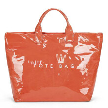 Wasserdichte PVC-Tragetasche, geräumige Kunststoffhandtasche für Damen, ideal für den täglichen Gebrauch