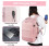 Modischer, geräumiger Freizeitrucksack/Laptop-Rucksack für Schule und Freizeit in Pink 2