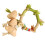 Beaded Bracelet Nut Shell Pendant-Blooming flowers in 1