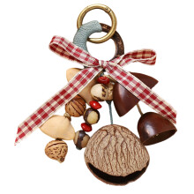Stress Relief Bell Keychain Fabric Shell Portable-Caijie Fengyu