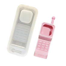 Food Grade Flexible Silicone Retro Handset Mold Easy Cleaning