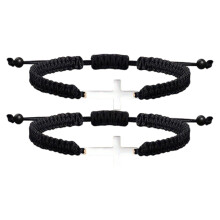 Versatile Unisex Crosses Woven Bracelet for Various Occasions-3