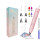 1 Set: Electric Suction Wireless Drill Pen Set with 4-Pink 1
