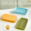 Hard Plastic Ice Cube Mold with Storage Box 5