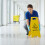 Wet Floor Sign Set, 3-Pack, Folding, Double-Sided 1