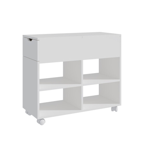 Mobile Filing Cabinet with Wheels, Compact Office Storage 1
