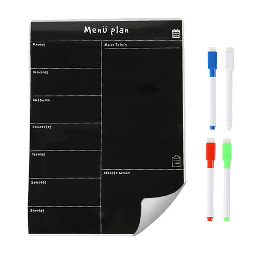 Magnetischer Kühlschrank-Essensplaner, Wochenplaner, abwischbare Oberfläche 1