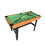 Compacte pooltafel met keu en ballen, gemaakt van MDF. 2
