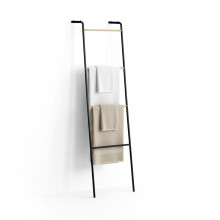 Metal Towel Ladder Rack - 4 Rungs, Space-Saving Design