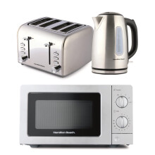 Hamilton Beach Rise Brushed Kitchen Bundle