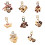 Thoughtful Gift Keychain Comforting Bell Soft Fabric-mountain 2