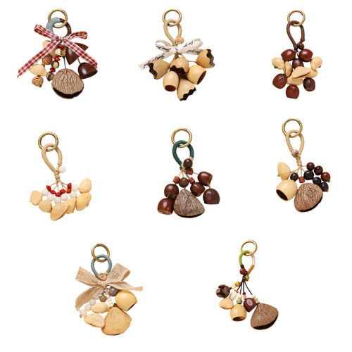 Thoughtful Gift Keychain Comforting Bell Soft Fabric-mountain 1