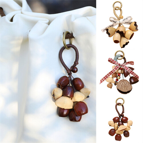 Thoughtful Gift Keychain Comforting Bell Soft Fabric-mountain 2