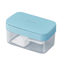 Hard Plastic Ice Cube Mold with Storage Box
