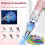 1 Set: Electric Suction Wireless Drill Pen Set with 4-Purple 6