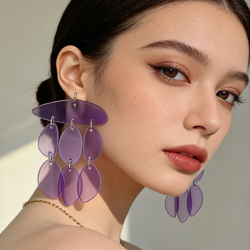 Irregular Shaped Earrings Mold Easy Demolding Silicone Ear-set 2