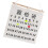 Numbered Calendar Pocket Chart in Cotton-Linen Blend 2
