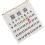 Numbered Calendar Pocket Chart in Cotton-Linen Blend 3