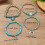 Handmade Bohemian Turquoise Bead Bracelet Multi Layer-Section 6 4