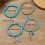 Handmade Bohemian Turquoise Bead Bracelet Multi Layer-Section 6 6