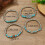 Handmade Bohemian Turquoise Bead Bracelet Multi Layer-Section 6 7
