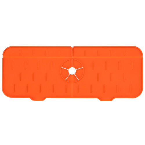 Silicone Kitchen Faucet Splash Catcher Mat37x14cm 2