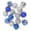 Kerstornamentenset PS6x8x17cm74 stuks 7