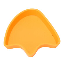 Vaschetta per l'acqua per rettili con pendenza, ciotola per l'alimentazione di anfibi, ciotola versatile per rettili, forma unica, resistente,