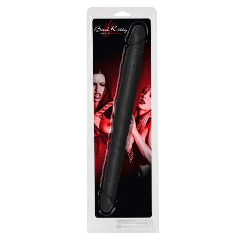 Bad Kitty Sort Silikone Dobbelt Dildo 40 CM