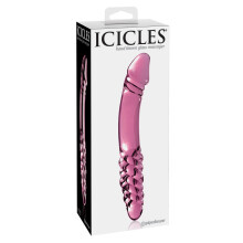 Icicles Glasdildo med to forskellige ender