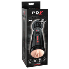 Pdx Elite Masturbator med vibration og stønnende lyd