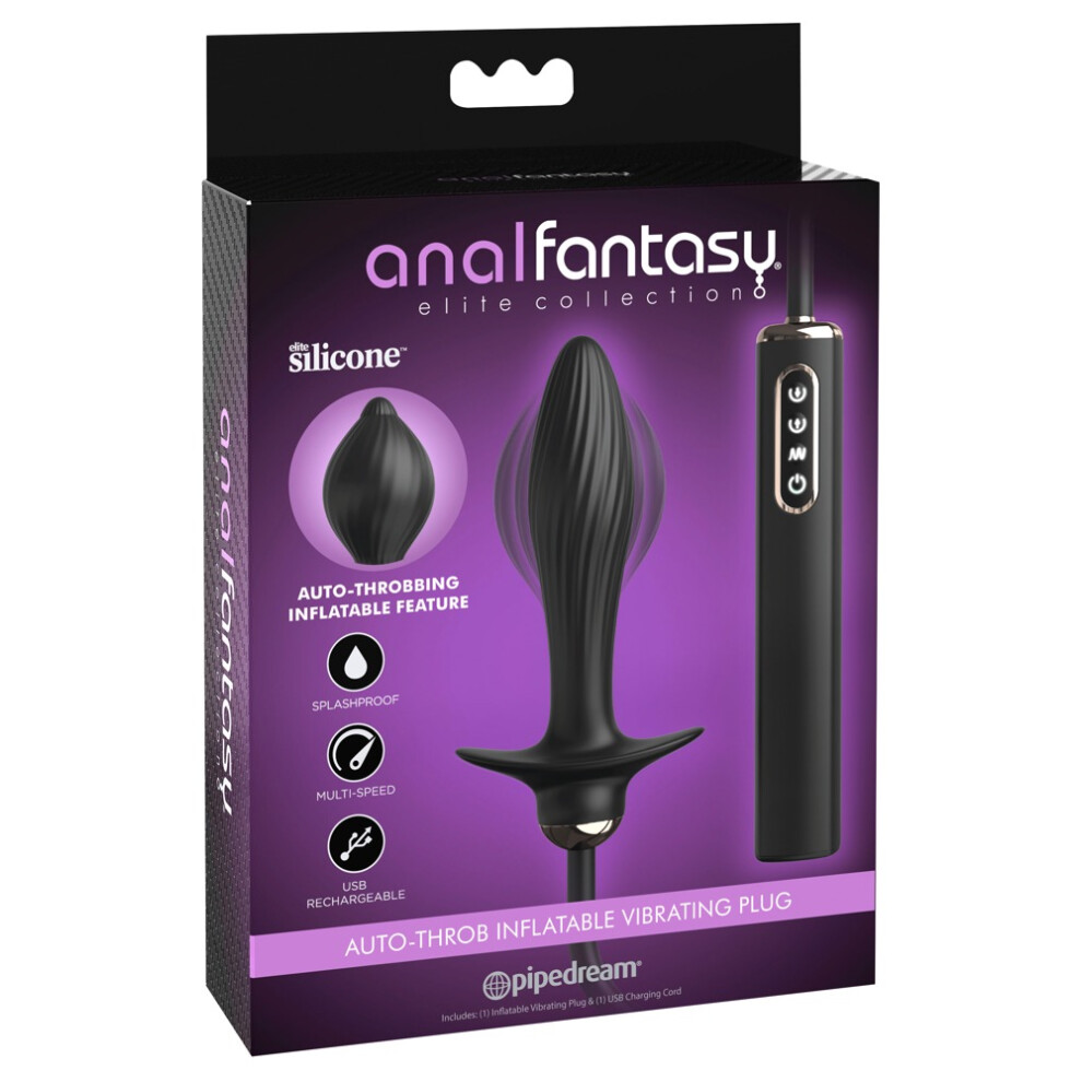 Anal Fantasy Elite Auto-Throb Inflatable Vibrating Plug