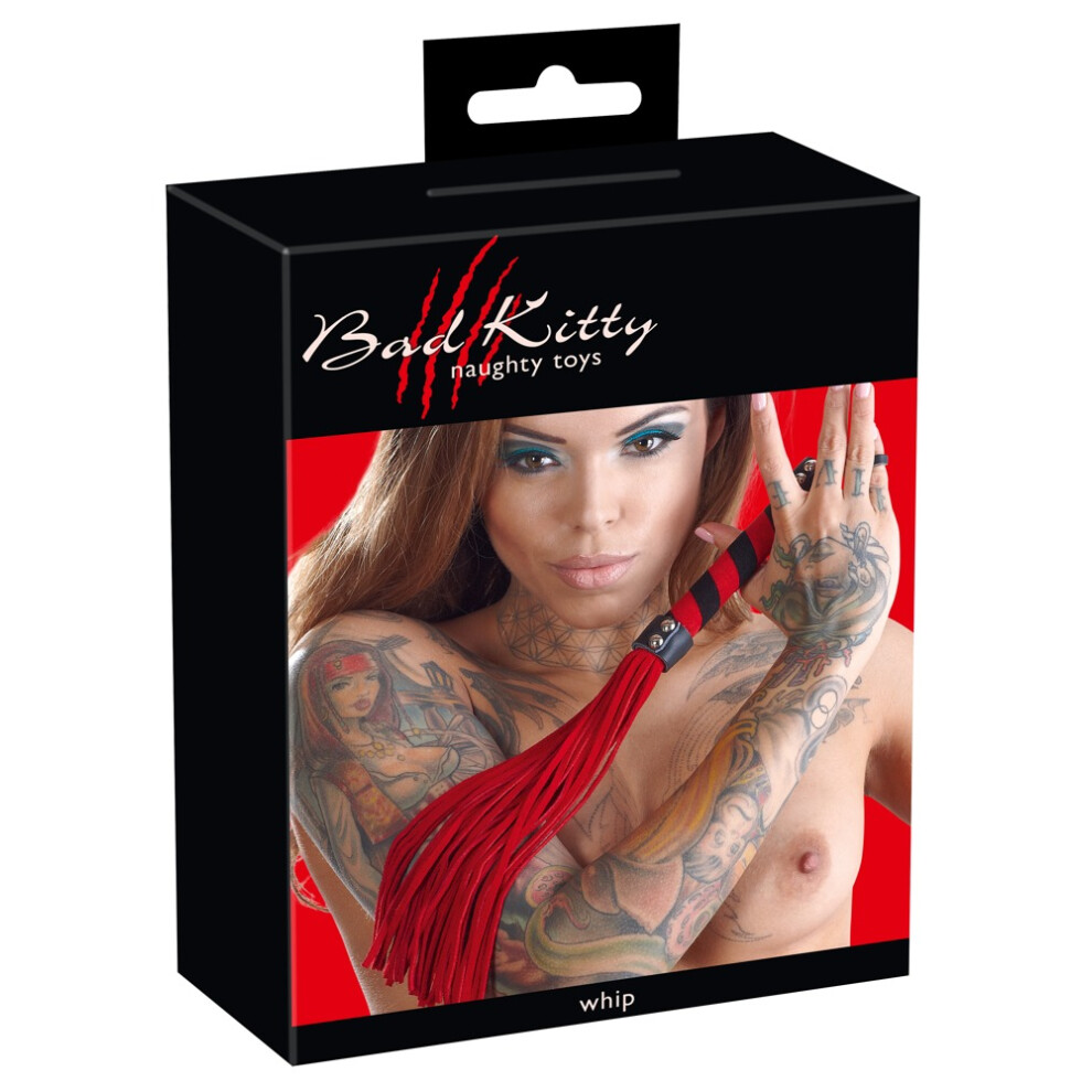 Bad Kitty Red/Black Flogger