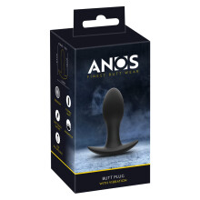 ANOS Silikone Vibrerende Mini Analprop Sort