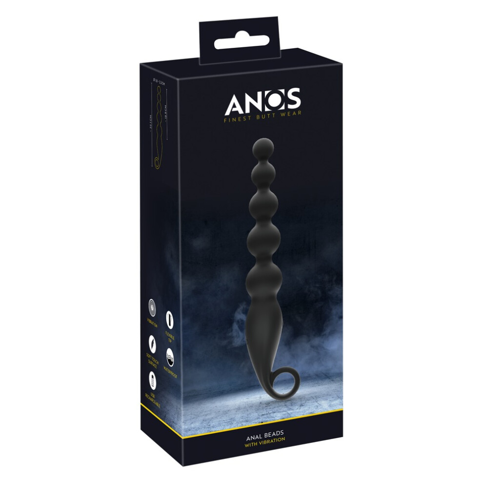 Anos Anal Beads With Vibration