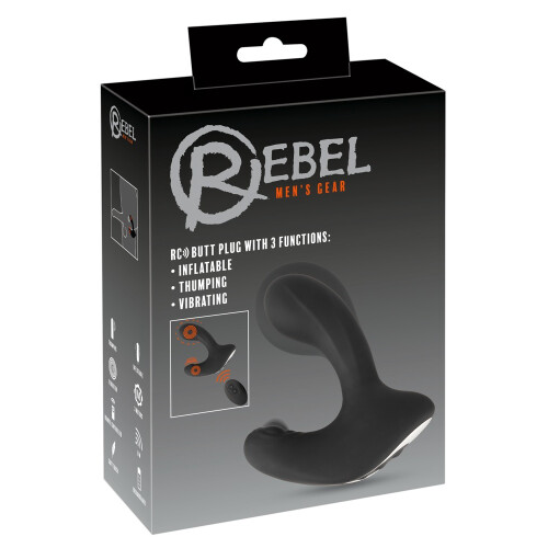 RC Butt Plug with 3 functions