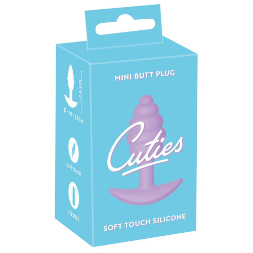 Cuties Grooved Tapered Anal Plug Lilla