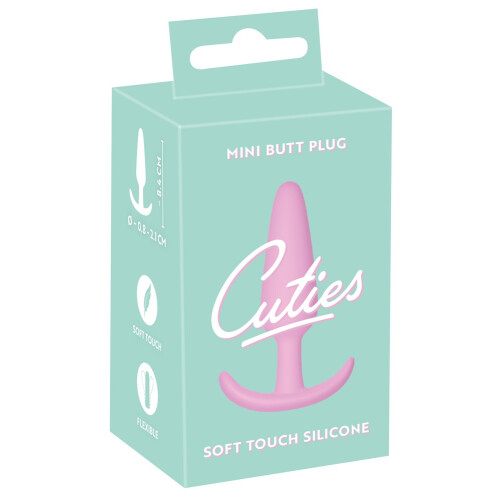Cuties Silikone Konisk Analplug Pink