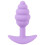 Cuties Grooved Tapered Anal Plug Lilla 2