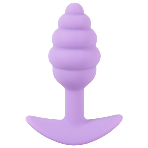 Cuties Grooved Tapered Anal Plug Lilla 1
