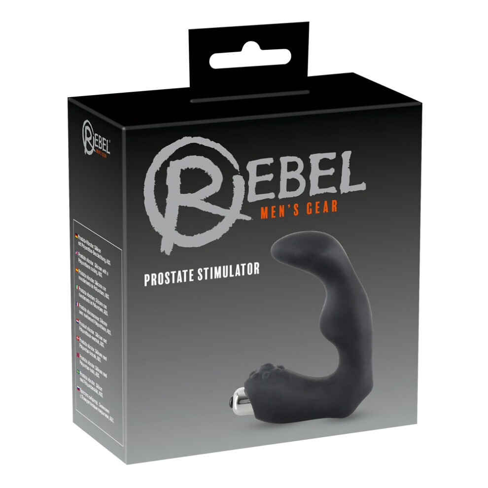 Rebel Black/Silver Prostate Vibrator