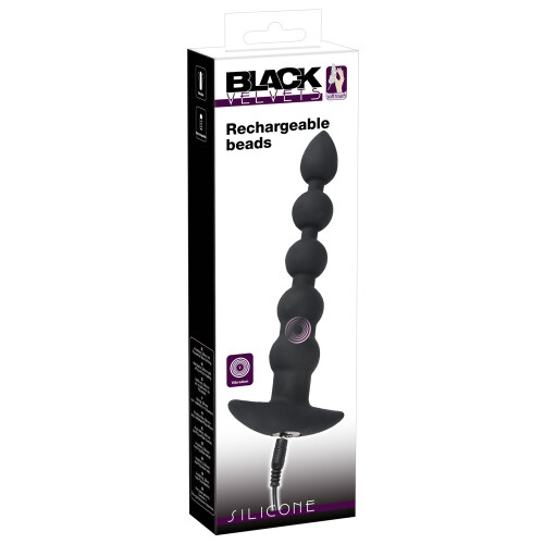 Black Velvets Perler Vibrerende Analplug