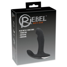 Rebel Analprop til Mænd med Perineum Stimulator Sort