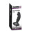 Black Velvets Realistisk Vibrerende Analplug 1